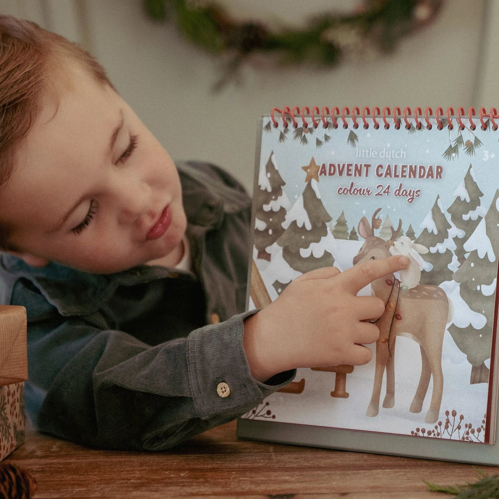 Little Dutch Ausmal-Adventskalender Essentials X-MAS