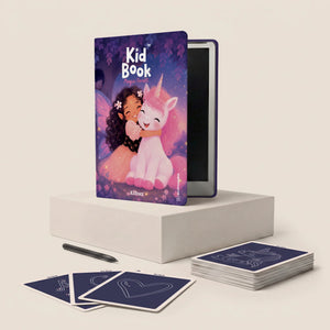 Grafický tablet s pracovními listy na kreslení KidBook - Magic Forest