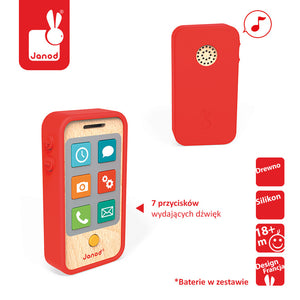 Holztelefon mit Geräuschen - Tublu.de