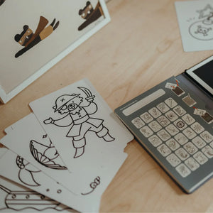 Náplňové karty – Kidydraw Mini – Zvířata světa / Oceán a piráti (60 ks)