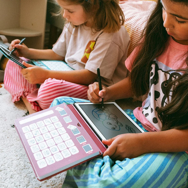 Grafický tablet pro kreslení se šablonami Kidydraw Mini – Domácí zvířata