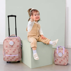 Dětský batoh Mini hranatý – Pattern Party Rose