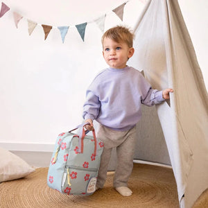 Dětský batoh Mini čtvercový – Happy Trails Flower