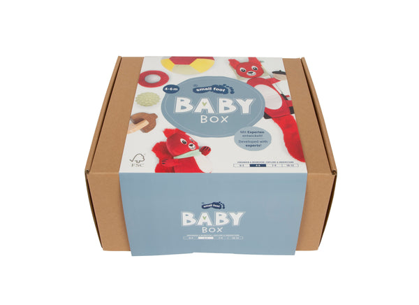 Dárková sada Baby-Box - Objevuj a poznávej, 6 dílů (4-6 měsíců)