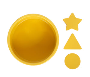 Montessori třídící hra - s kleštěmi (5 misek, 15 prvků)