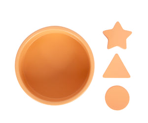 Montessori třídící hra - s kleštěmi (5 misek, 15 prvků)