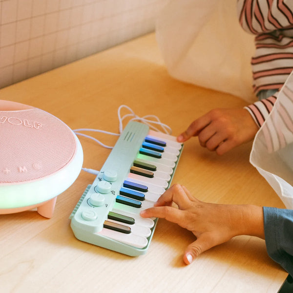 Výukové piano se svítícími klávesami - Kidypiano, zelené (od 6 let)