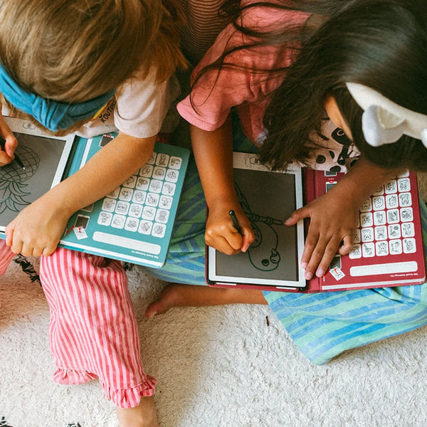 Grafický tablet pro kreslení se šablonami Kidydraw Mini – Domácí zvířata