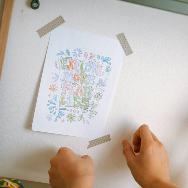 Náhradní karty – Kidydraw Pad – Inspirativní citáty (30 ks, od 10 let)