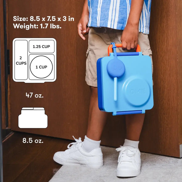 Lunchbox s termoskou OmieBox – Blue Sky