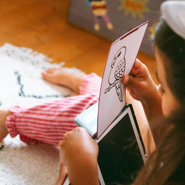 Grafický tablet pro kreslení se šablonami Kidydraw Mini – Domácí zvířata