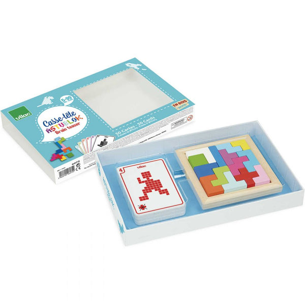 Sada dřevěných puzzle Astublok