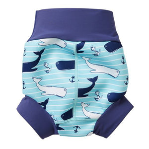 Pleny na plavání Happy Nappy 12–24 měsíců Velryby (XL)