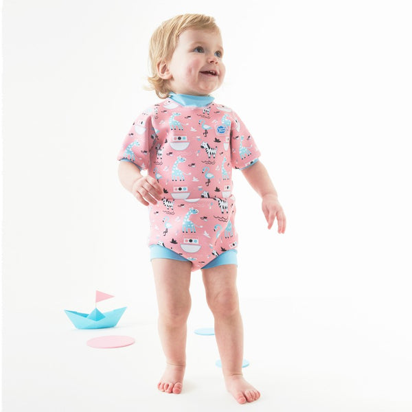 Neoprenová kombinéza + pleny na plavání Happy Nappy 2v1 – 12–24 měsíců (XL) Ninyho archa