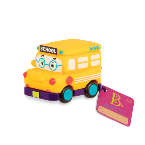 Trzy miękkie autka B. Toys - Wheeeels Mini z radiowozem - Tublu.de