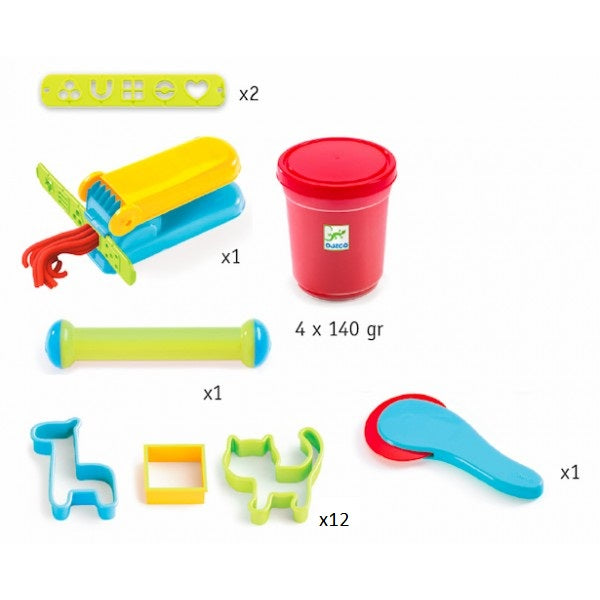 Knetmasse-Set - 21 Teile - Tublu.de