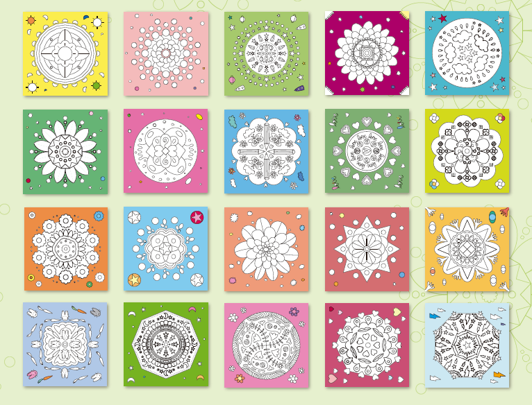 Malbuch mit Buntstiften – Mandala - Tublu.de