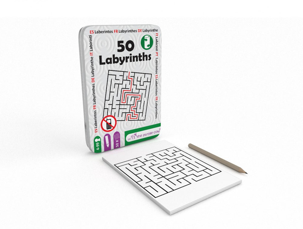 Cestovní puzzle – 50 labyrintů