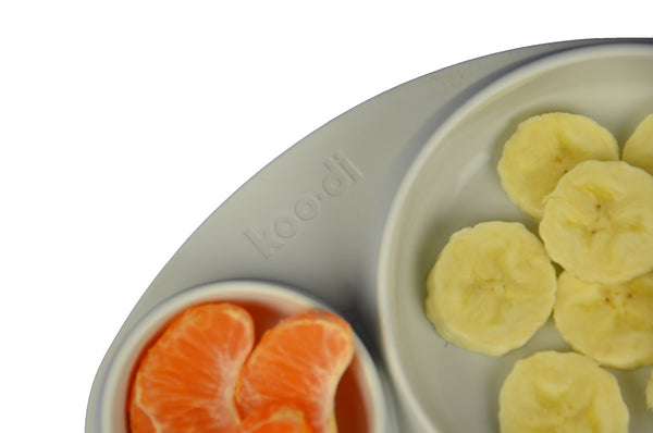 Silikonový talíř Tiny Tapas – Light Grey