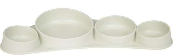 Silikonový talíř Tiny Tapas – Light Grey