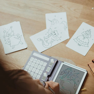 Náplňové karty – Kidydraw Mini – Bylo jednou / Zvířata (60 ks)