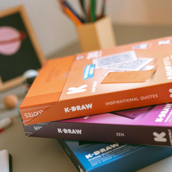 Náhradní karty – Kidydraw Pad – Inspirativní citáty (30 ks, od 10 let)