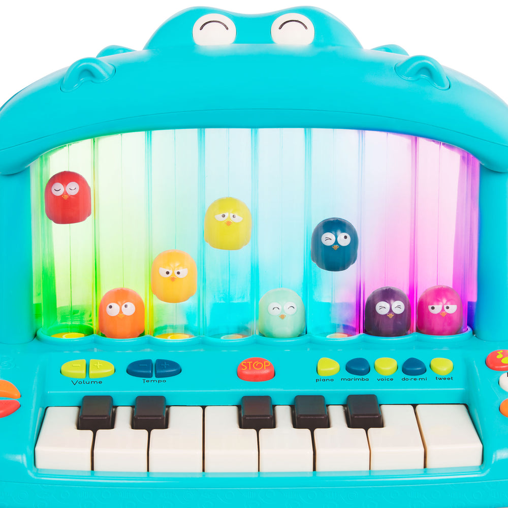 Keyboard mit springenden Vögeln – Hippo Pop Play Piano - Tublu.de