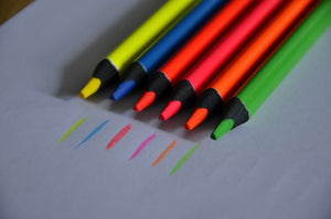 Jumbo-Buntstifte – Fluo - Tublu.de