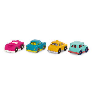 Sada se 4 malými auty Wonder Wheels – s kabrioletem