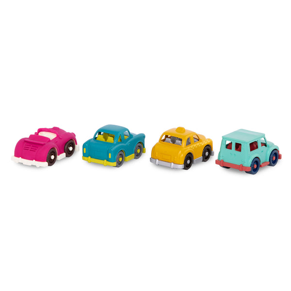 Sada se 4 malými auty Wonder Wheels – s kabrioletem