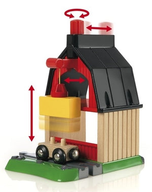 Dřevěné sáně na farmě