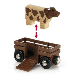 Dřevěné sáně na farmě