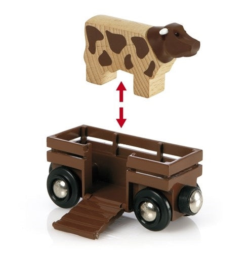 Dřevěné sáně na farmě