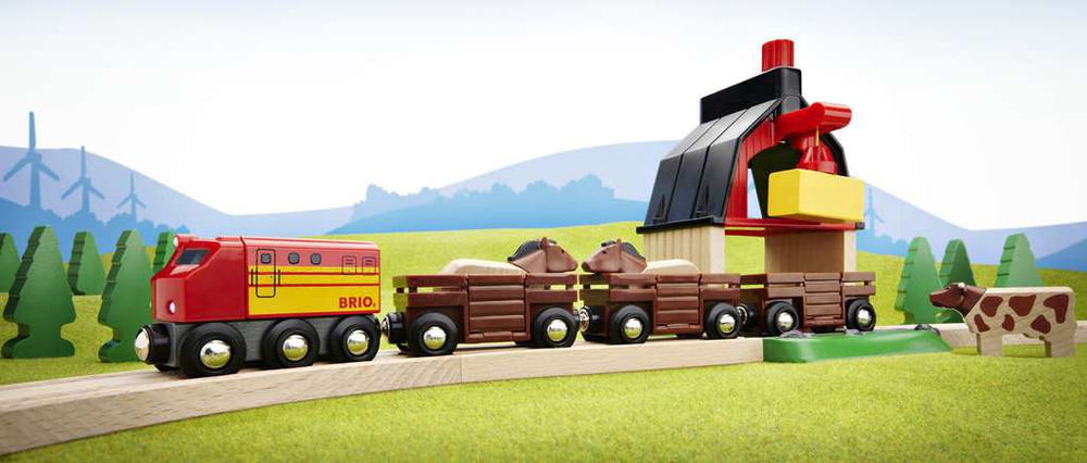 Dřevěné sáně na farmě