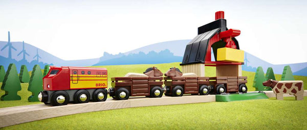 Dřevěné sáně na farmě