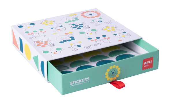 Stickerset mit geometrischen Motiven – Tiere - Tublu.de
