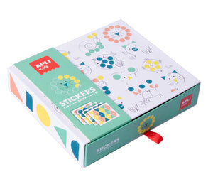 Stickerset mit geometrischen Motiven – Tiere - Tublu.de
