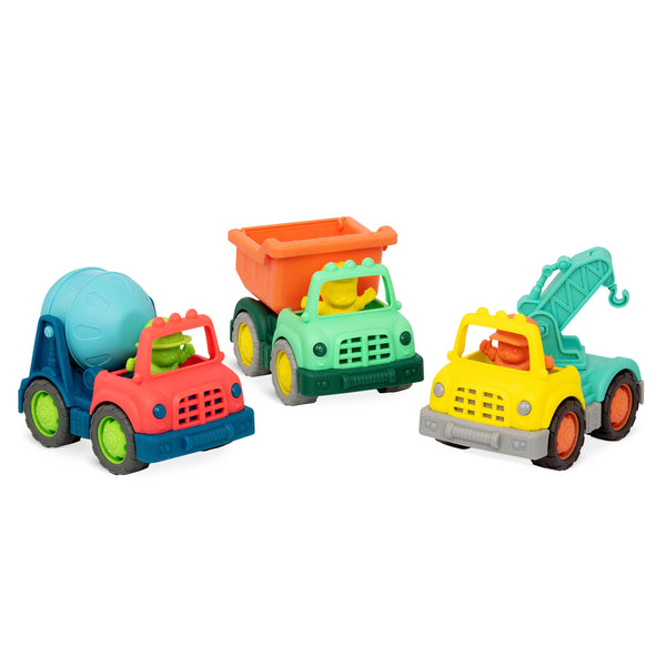 Sada hraček autíček - Wonder Wheels, 3 kusy s figurkou řidiče