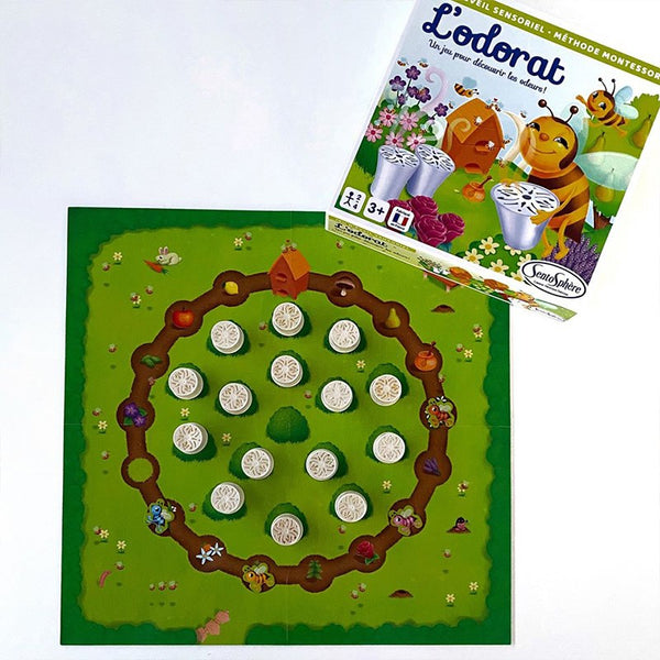 Senzorická hra „Čich“ podle metody Montessori