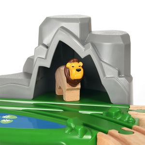 Dřevěná safari dráha