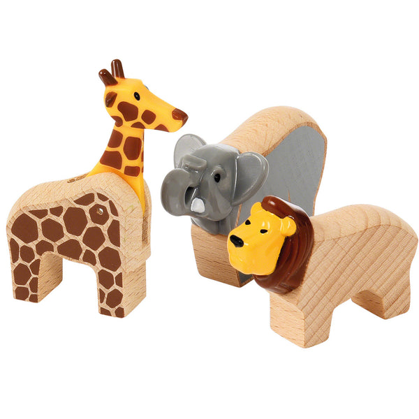 Dřevěná safari dráha