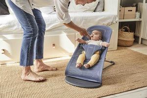 Dětské lehátko BLISS MESH – Modré