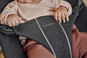 Dětské lehátko BLISS 3D Jersey – Šedo-černé