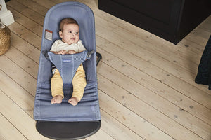 Dětské lehátko BLISS MESH – Modré
