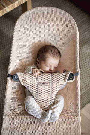 Dětské lehátko BLISS MESH – Perlově růžové