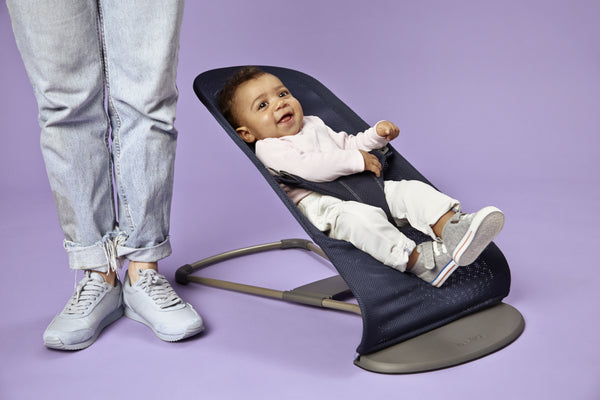 Dětské lehátko BLISS MESH – Námořnická modř