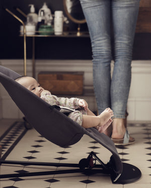 Dětské lehátko BALANCE SOFT – Šedý Jersey