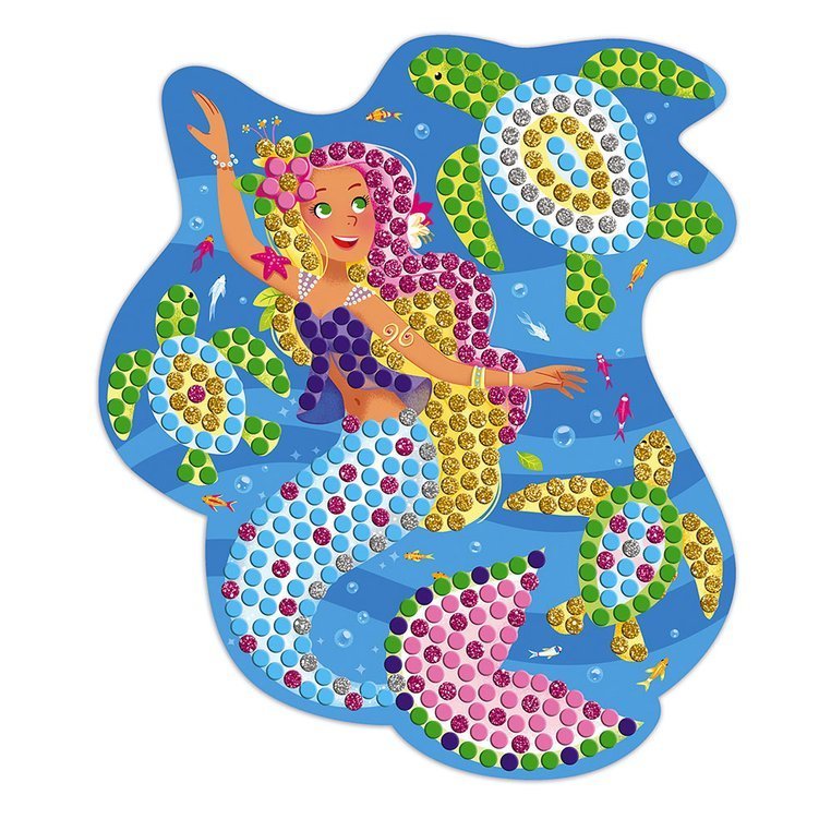 Kreativset Mosaik – Delfine und Meerjungfrauen 7 - Tublu.de