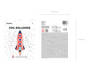 Fóliový balónek – Raketa 115 cm