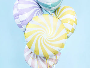 Fóliový balónek – Světle žlutý bonbon 35 cm
